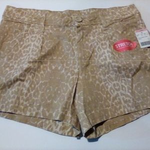 Mix & Co Leopard Print Shorts